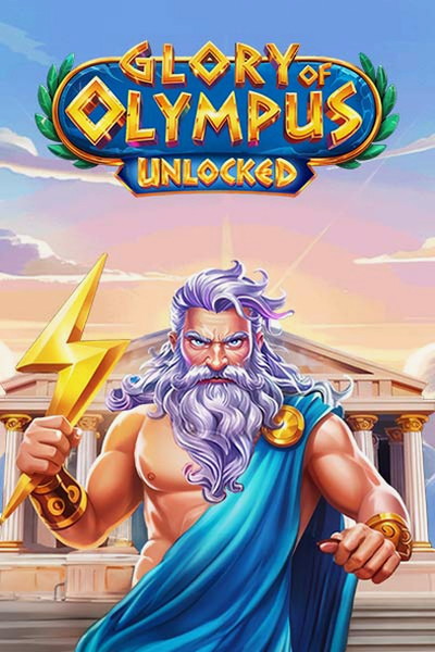 Omslag til spilleautomaten Glory of Olympus Unlocked i Betrepublic Casino