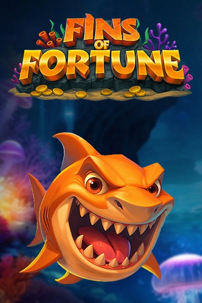 Omslag til spilleautomaten Fins of Fortune i lobbyen hos Betrepublic Casino